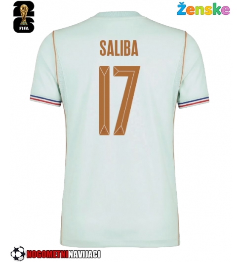 Ženske Nogometnih dresov Francija William Saliba #17 Gostujoči SP 2026 Kratki rokavi Ženske Nogometnih dresov Francija William Saliba #17 Gostujoči SP 2026 Kratki rokavi
